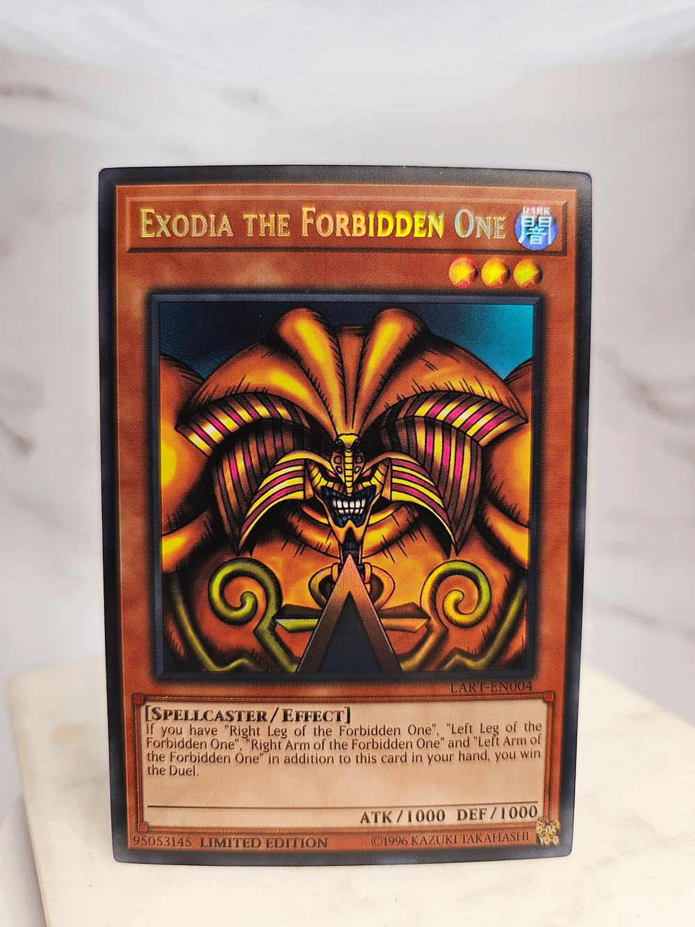 Set: Exodia the Forbidden One (Head), Left Arm, Leg, Right Arm